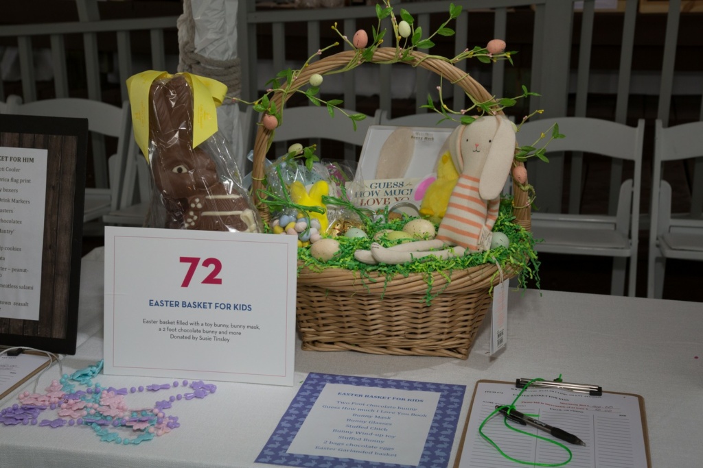 gift basket in a silent auction