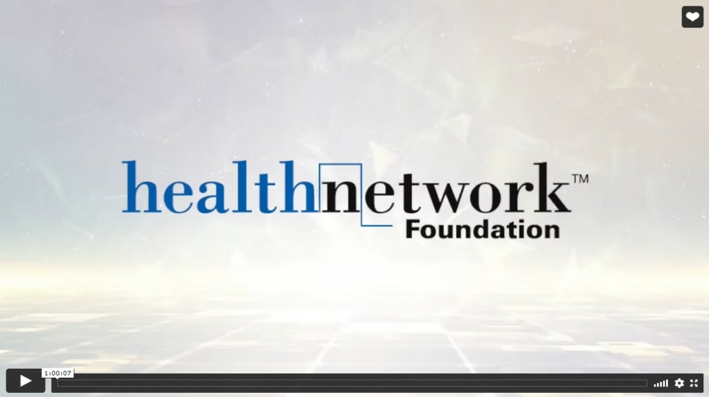 Healthnetwork Foundation webinar cover logo